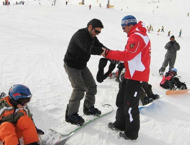  Premiere Lecon by Snowboard A Val Cenis 